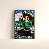Tanjiro Kamado – Water Breathing Demon Slayer Poster